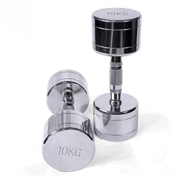 Pure Steel Home Fitness Electroplating Dumbbell Gym Equipment