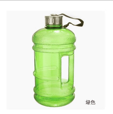 2.2L/2.5L Large Capacity Outdoor Sports Bucket Cup Gym Dumbbell Cup Creative Portable Plastic Water Bottle