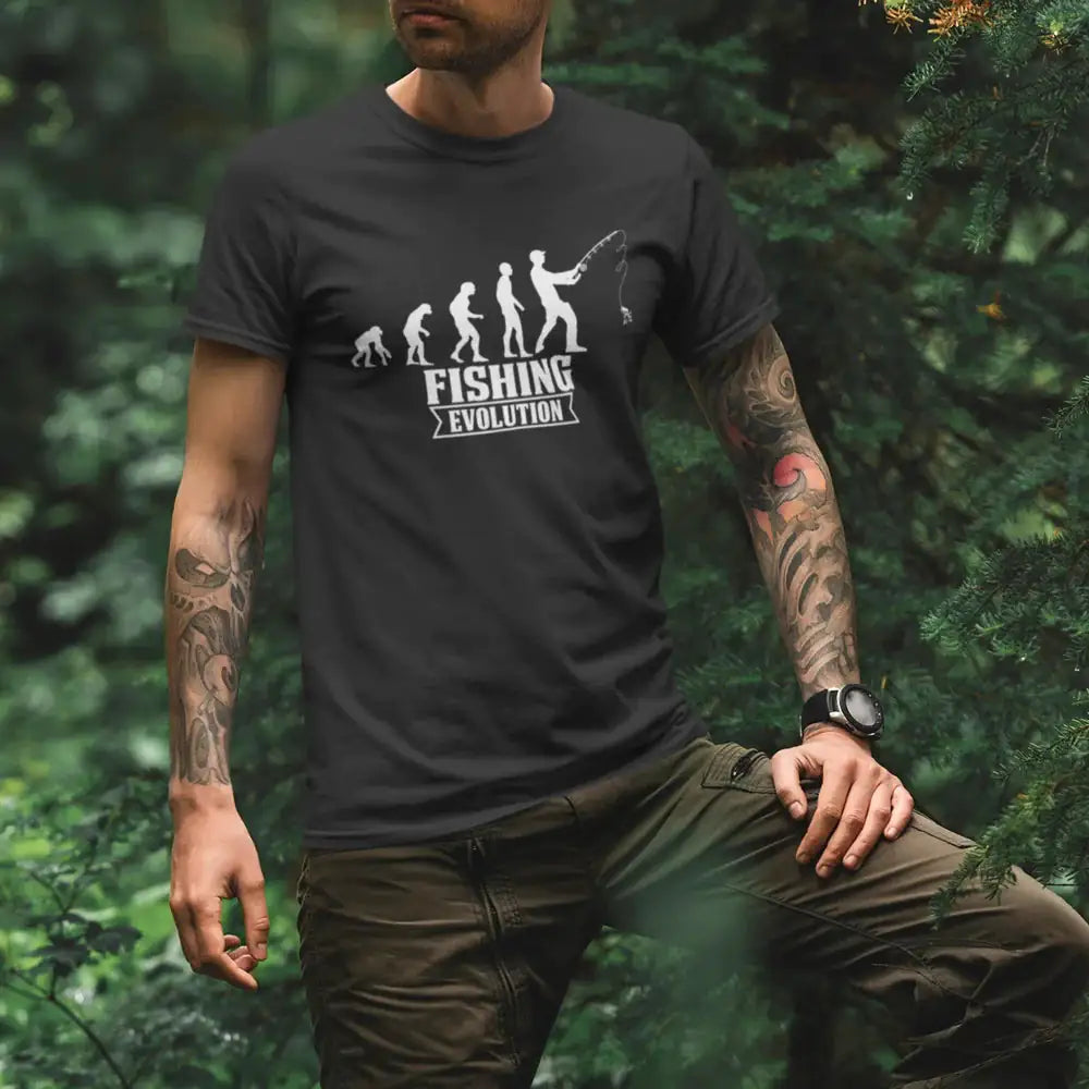 Fishing Evolution Man T-Shirt