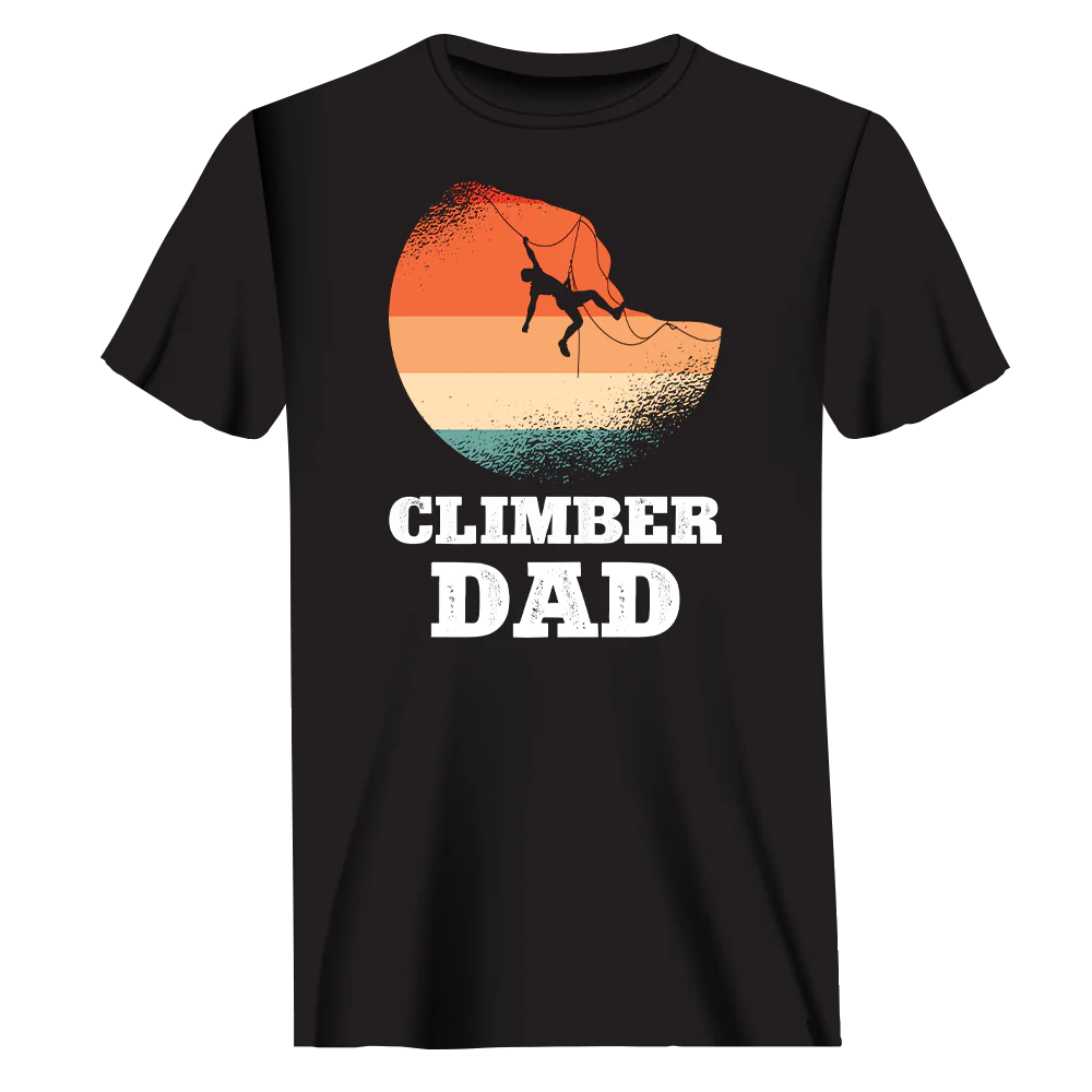 Climber Dad Man T-Shirt