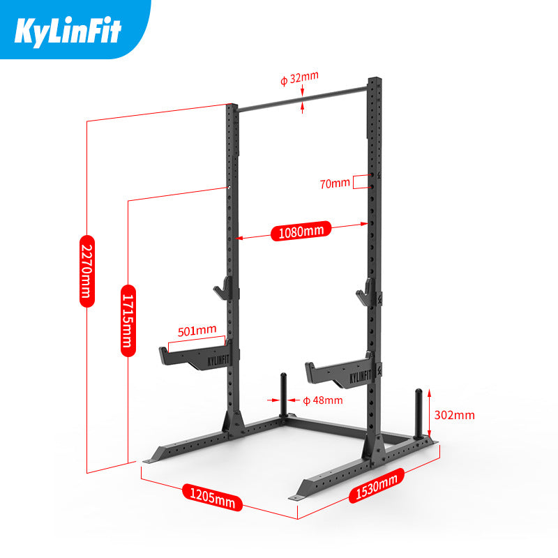 Frame Training Rack Commercial Squat Rack Bench Press Rack Multi-functional Power Barbell Rack Home Fitness Equipment Gantry