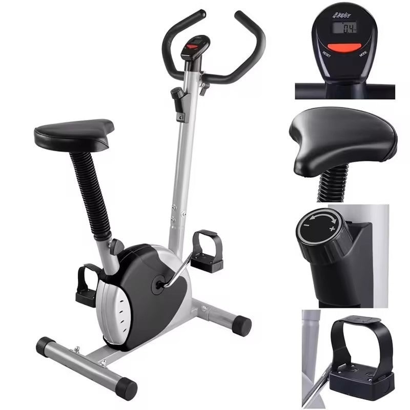 Fitness Bike Household Spinning Bicycle Magnetically Controlled Indoor Silent Bike Pedal Sports Bike Ribbon Bike