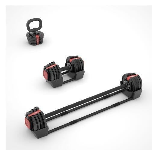 Fitness Equipment Fitness Home Dumbbell Piece Women's Kettle Bell Barbell Dumbbell Combination Suit Multi-gear Adjustable Dumbbell