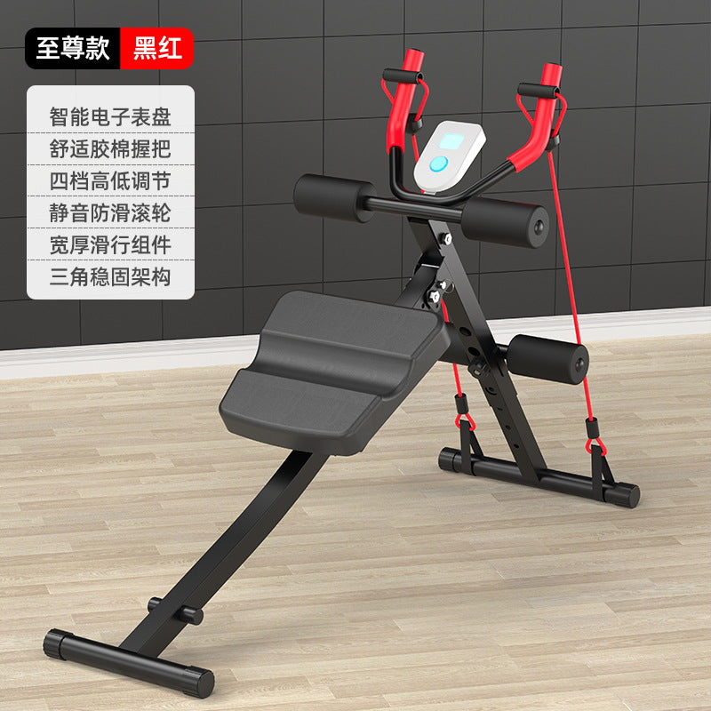 Multifunction 4 Levers Adjustable Bench Sit Up Abdominal Trainer Exercise Bench Home Gym Fitness