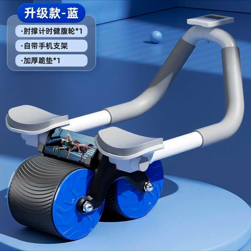 Abdominal Wheel Automatic Rebound Abdominal Roller Exercise Abdominal Muscle Artifact Men And Women Home Elbow Support Roller Fitness Equipment