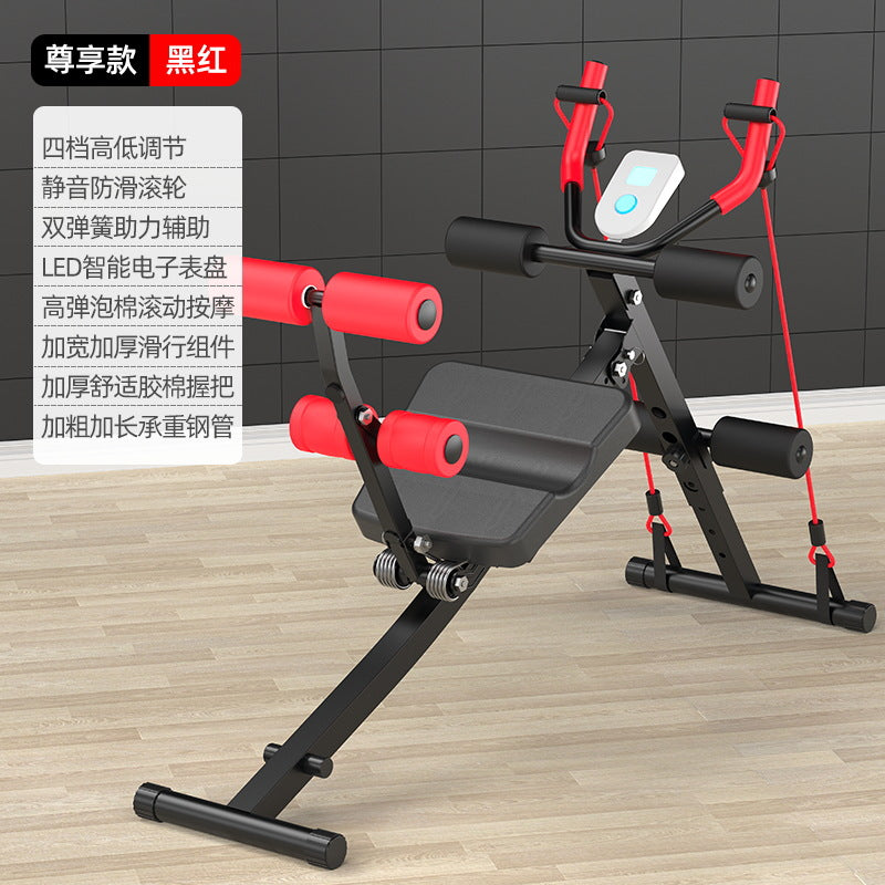 Multifunction 4 Levers Adjustable Bench Sit Up Abdominal Trainer Exercise Bench Home Gym Fitness