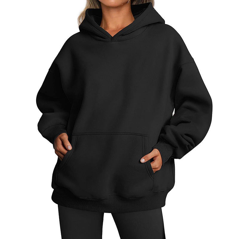 Oversized Oversized  New Women's Autumn Thick Hoodies Sweatshirt