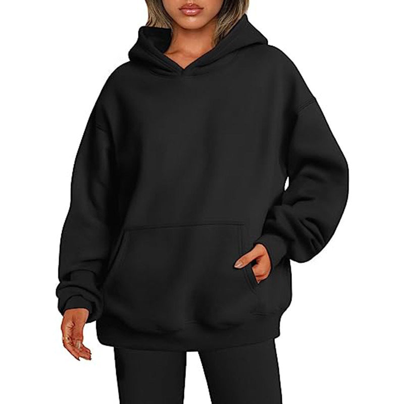 Oversized Oversized  New Women's Autumn Thick Hoodies Sweatshirt