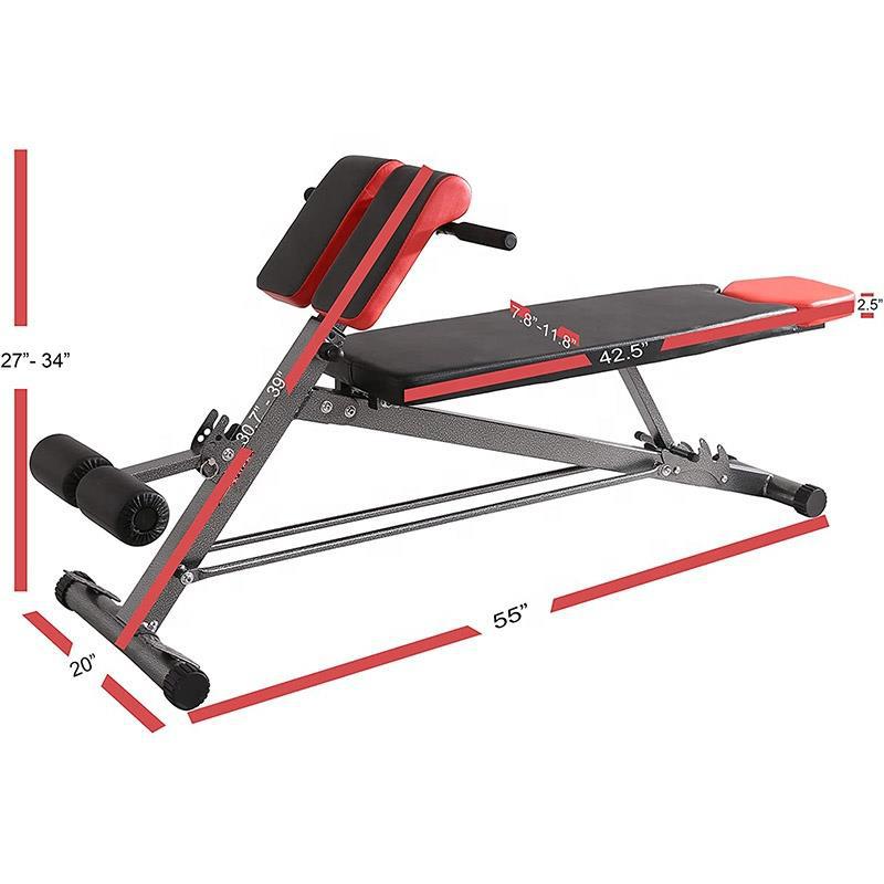 Gym Weight Bench All-in-one Body Exercise Multi-function Adjustable Weight Bench