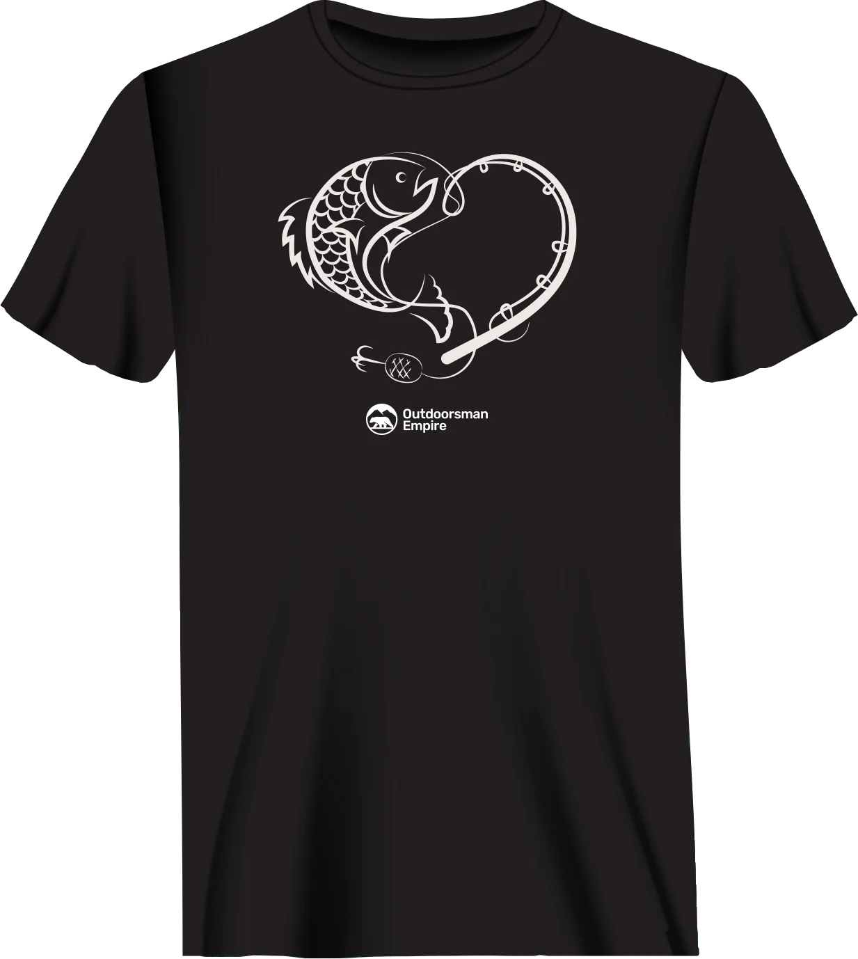 Fishing Heart Man T-Shirt