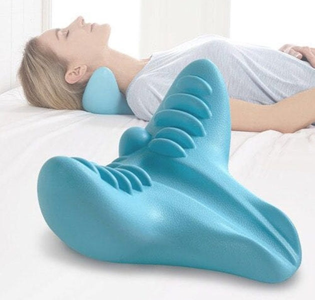 Cervical Spine Massage Pillow Gravity Acupressure Neck Massager Cervical Spine Pillow Neck Shoulder Massage Pillow Home Traction Corrector