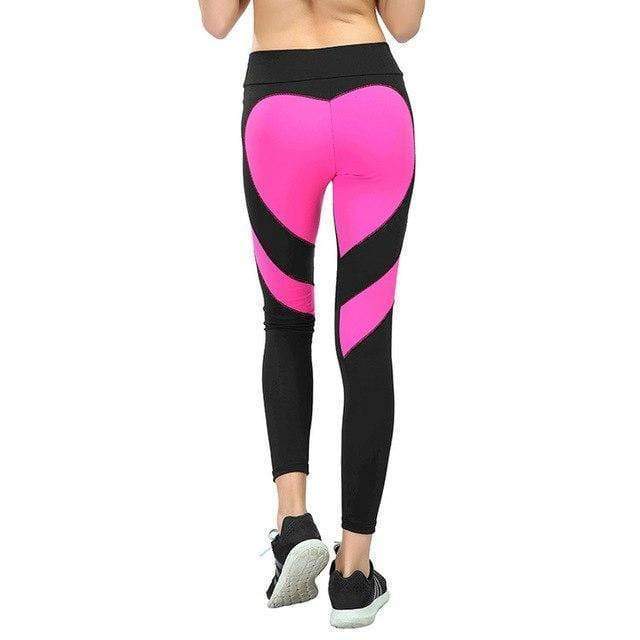 Love Heart-Shaped Gym Sportswear Yoga Pants For Women