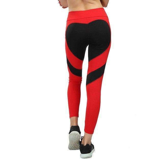 Love Heart-Shaped Gym Sportswear Yoga Pants For Women