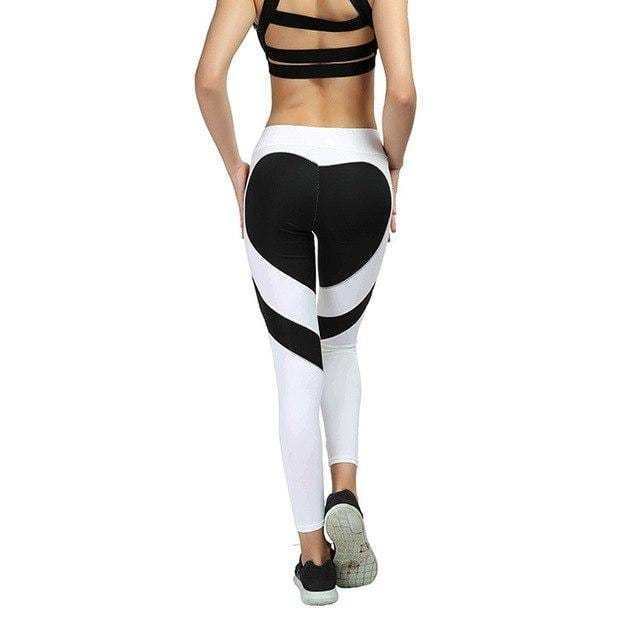 Love Heart-Shaped Gym Sportswear Yoga Pants For Women