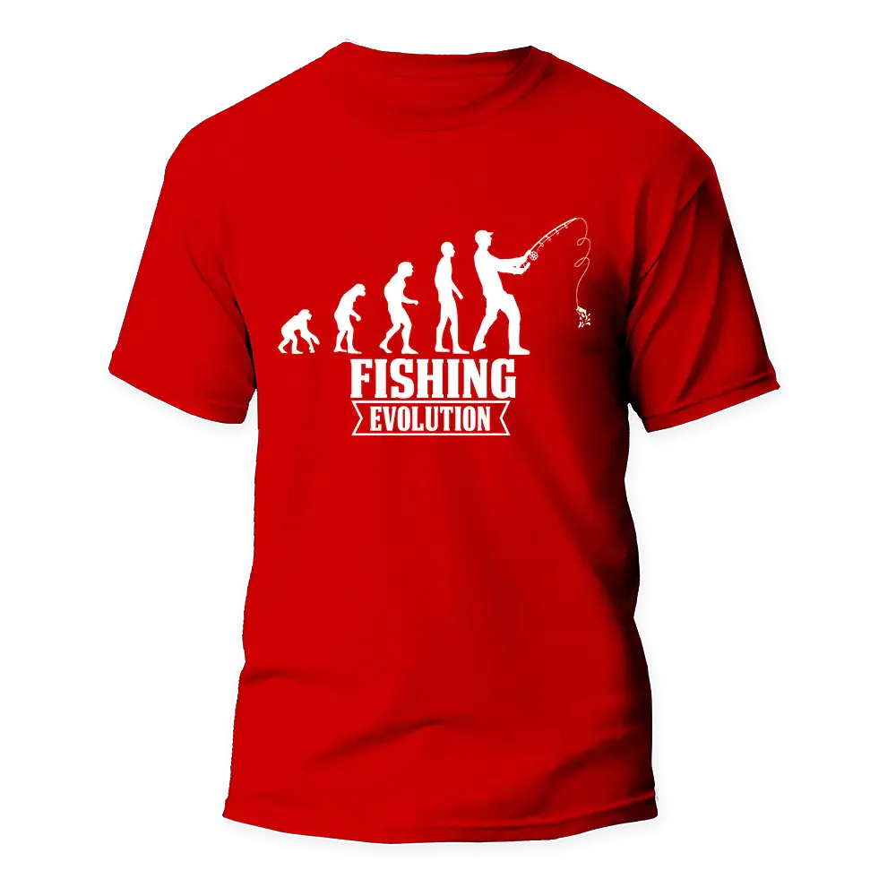 Fishing Evolution Man T-Shirt