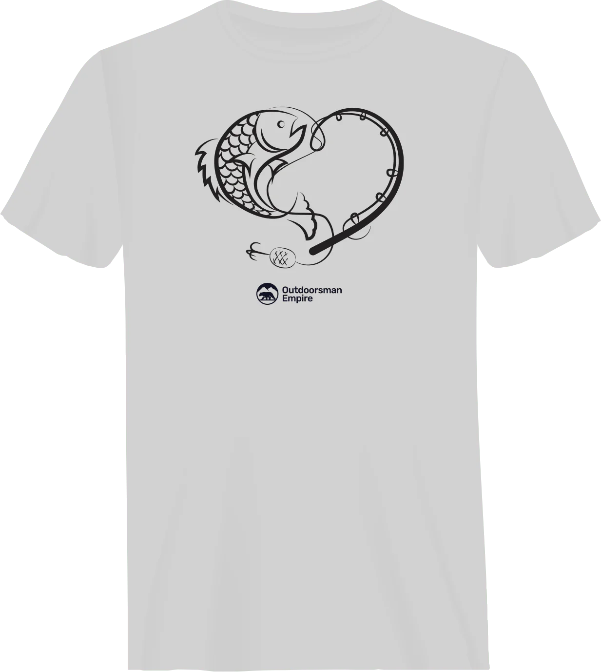 Fishing Heart Man T-Shirt