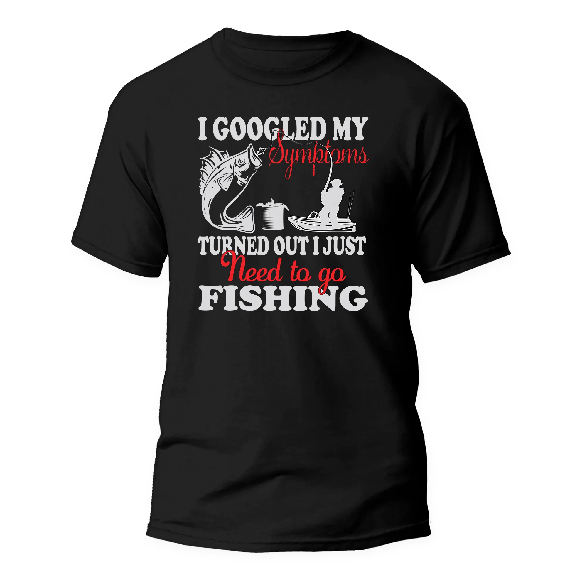 Fishing Symptoms Man T-Shirt